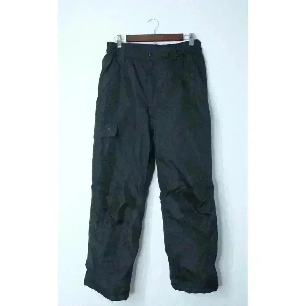 Vertical '9 Youth Size L Black Snow Ski Pants with‎ cargo pocket NWOT